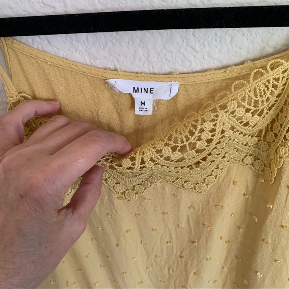 Mine Crocheted Décolletage Spaghetti Strap Sleeveless Top - Picture 8 of 13